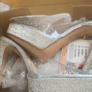 Diamond studded heels